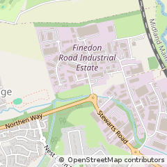 Map of Wellingborough, Northamptonshire