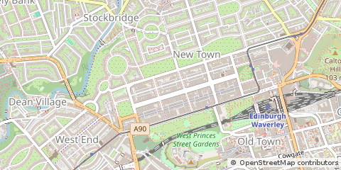 Map of Edinburgh