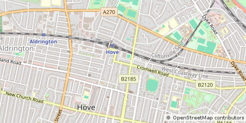 Map of Hove