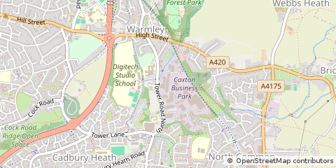 Map of Bristol, Avon