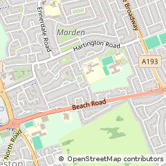 Map of North Shields, Tyne and Wear
