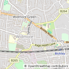 Map of Bromley, Kent
