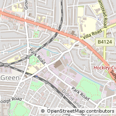Map of Birmingham, West Midlands