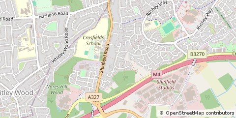 Map of Reading, Berkshire