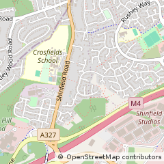 Map of Reading, Berkshire