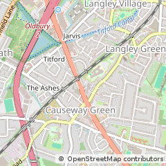 Map of Oldbury, West Midlands