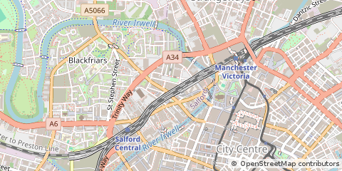 Map of Salford