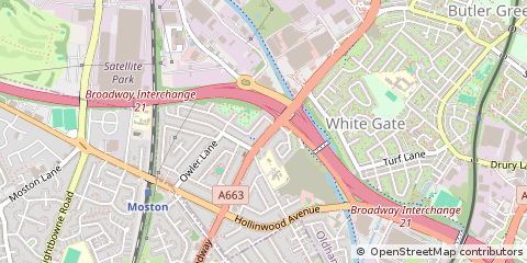 Map of Oldham