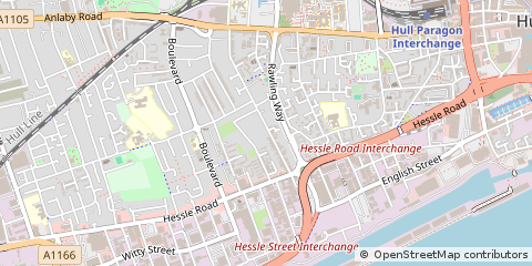 Map of Hull
