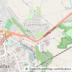 Map of Claremount, Halifax
