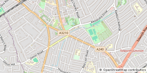 Map of Surbiton