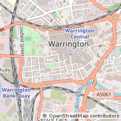 Map of Warrington
