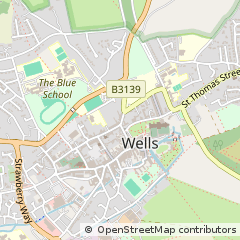Map of Manchester, Somerset