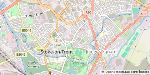 Map of Stoke-on-Trent