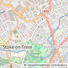 Map of Stoke-on-Trent