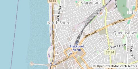Map of Blackpool