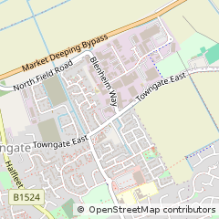 Map of Peterborough, Cambs
