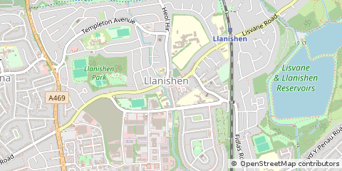 Map of Cardiff