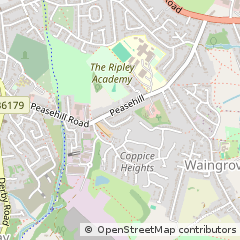 Map of Ripley, Derbyshire
