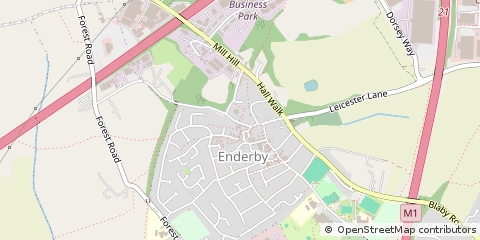 Map of Leicester