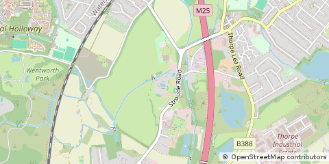 Map of Egham