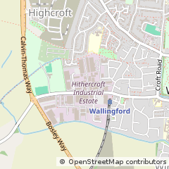 Map of Wallingford, Oxfordshire