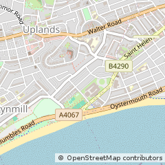 Map of Swansea
