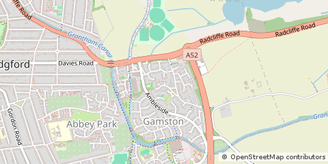Map of Nottingham
