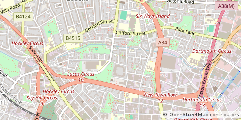 Map of Birmingham