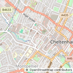 Map of Cheltenham