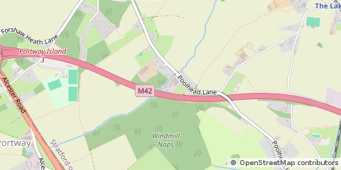 Map of Earlswood, Solihull, West Midlands