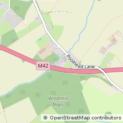 Map of Earlswood, Solihull, West Midlands