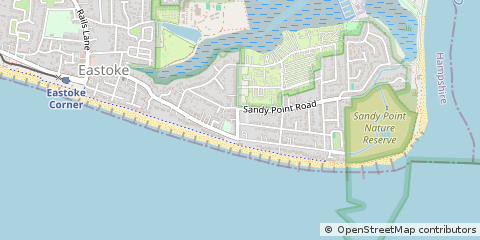 Map of Hayling Island