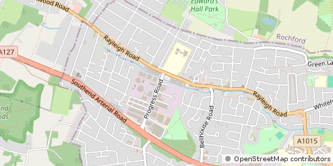 Map of Leigh on SEA, Essex