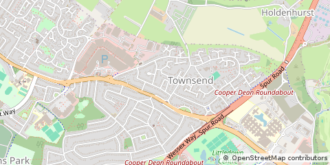 Map of Bournemouth