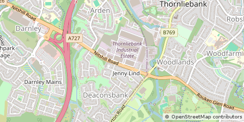Map of Glasgow