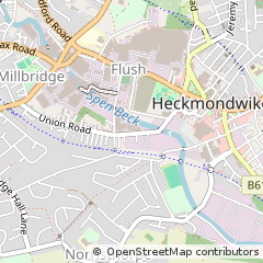 Map of Liversedge, West Yorkshire