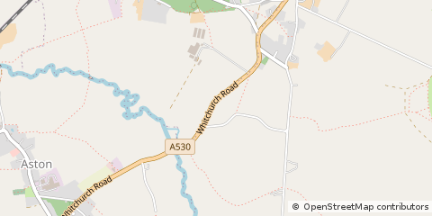 Map of Nantwich, Cheshire