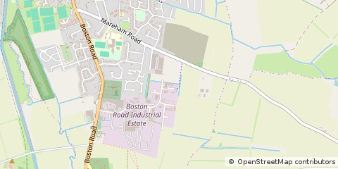 Map of Horncastle, Lincolnshire