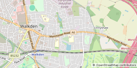 Map of Walkden, Manchester