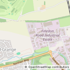 Map of Wellingborough, Northamptonshire