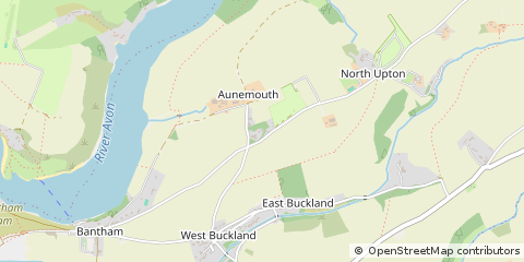 Map of Bantham, Devon