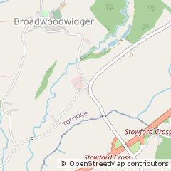Map of Lifton, Devon