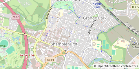 Map of Southampton