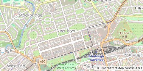Map of Edinburgh