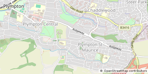 Map of Plymouth, Devon