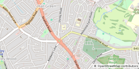 Map of Birmingham, West Midlands
