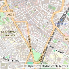 Map of Leicester