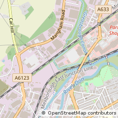 Map of Rotherham