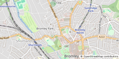 Map of Bromley